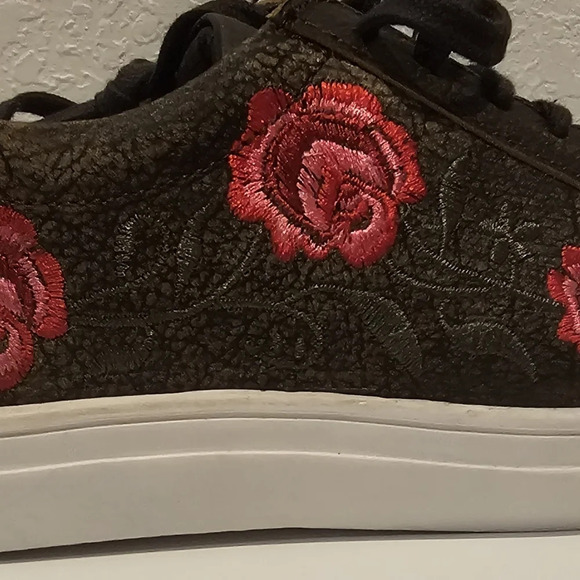 Roper NWT “Madeline” Brown brushed Leather Embroidered upper lace up SZ. 6.5 - Picture 6 of 10